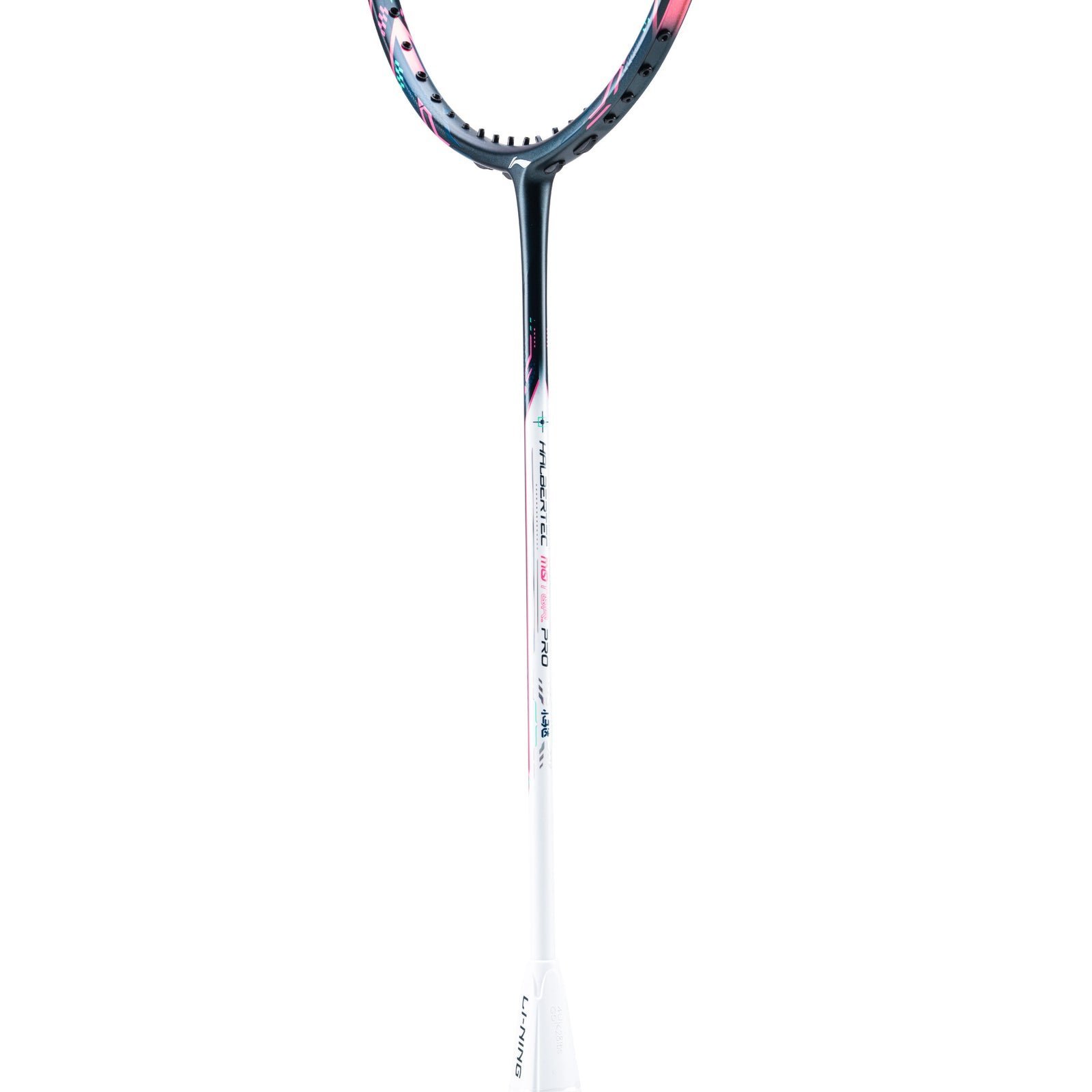 HELBERT PRO V3 LI-NING HALBERTEC MOTOR PRO BADMINTON RACQUET - BLACK/PINK/WHITE - Image 1